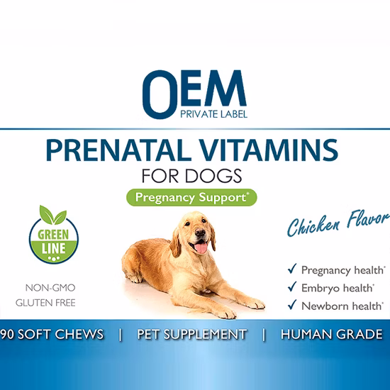 Nutrition pour animaux de compagnie, multivitamines pour chiens, soins de santé pour la grossesse et le nouveau-né, suppléments pour la santé